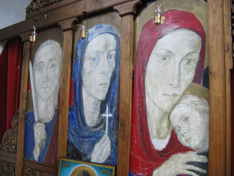 Росписи в церкви Ванги
